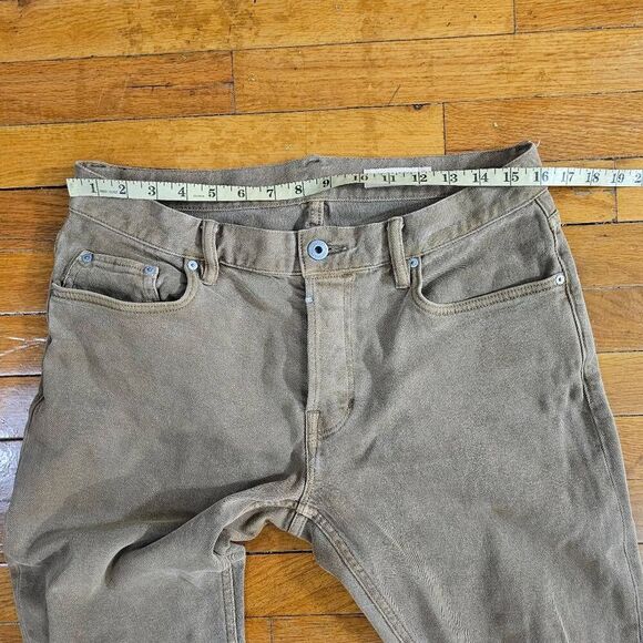 AllSaints Rex Slim Fit Jeans Mens 30x32 Brown - Picture 5 of 7